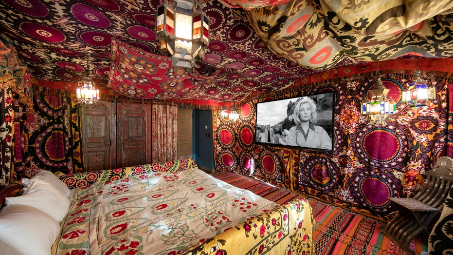 A plush bedroom