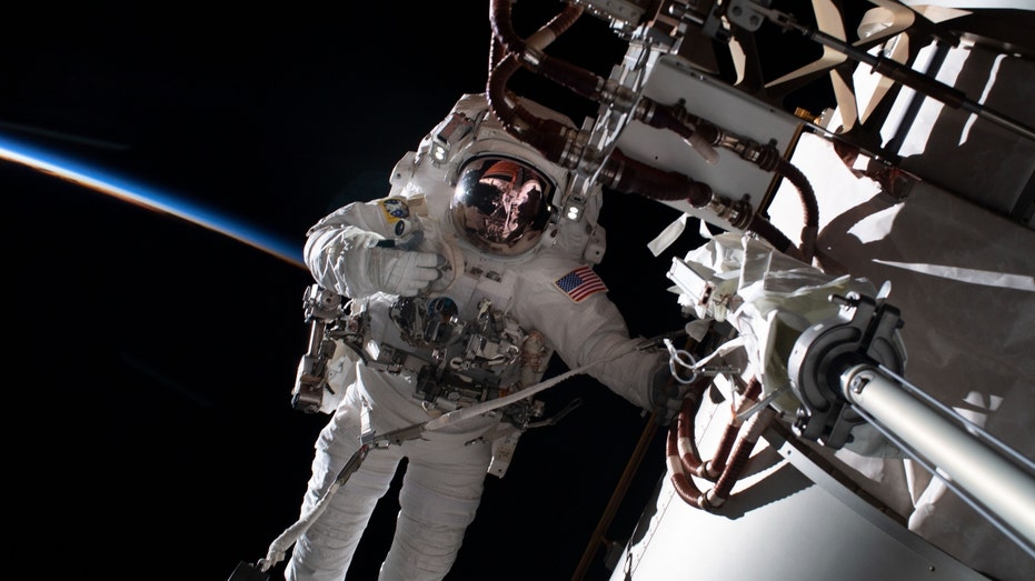 NASA Astronaut Frank Rubio conducts a spacewalk