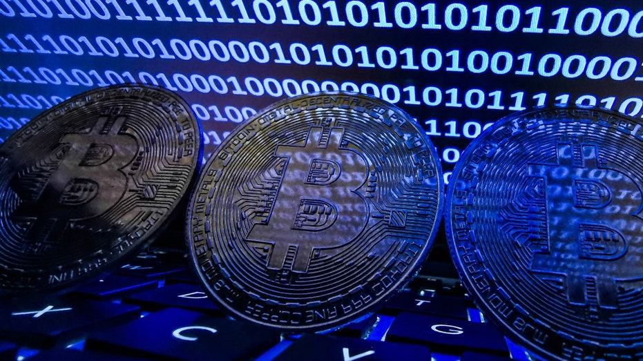 The binary code of Bitcoin