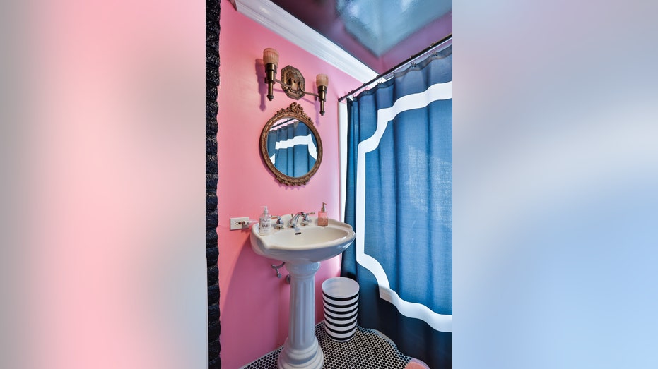 Pink bathroom