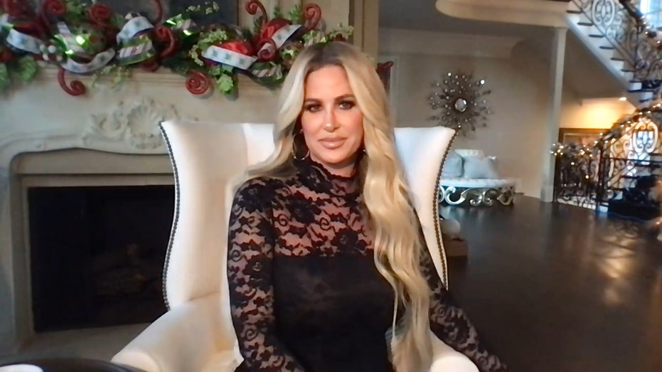 Kim Zolciak inside mansion