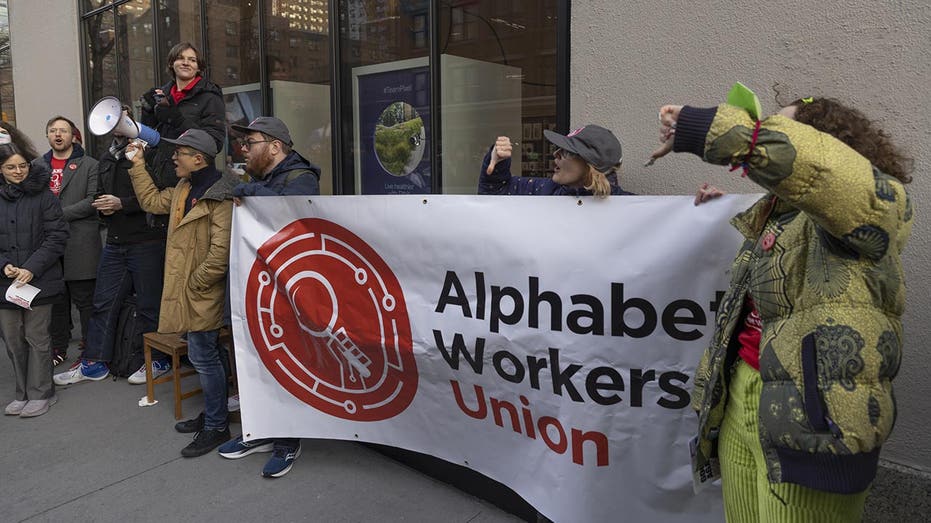 Google demonstration in new york