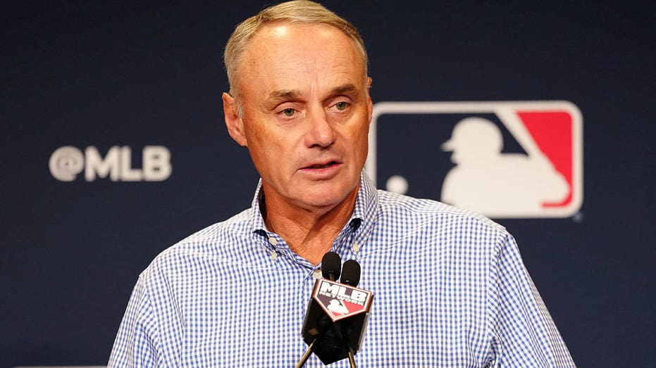 Rob Manfred at spring training media day
