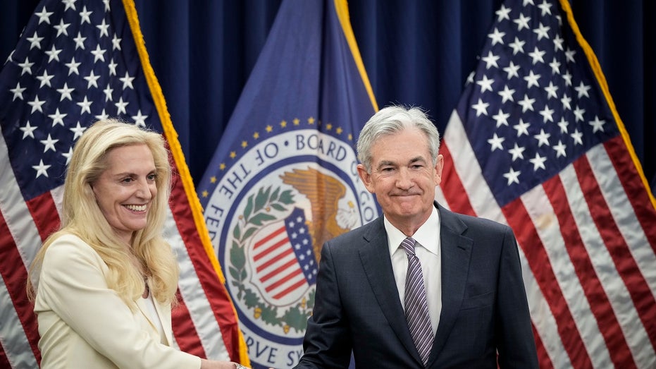 Lael Brainard and Jerome Powell