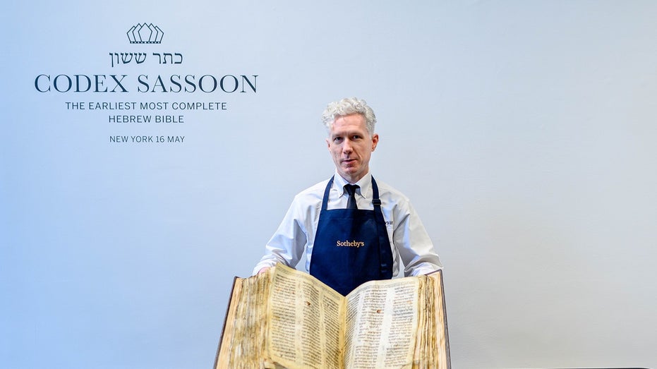Codex Sassoon displayed by Sotheby's