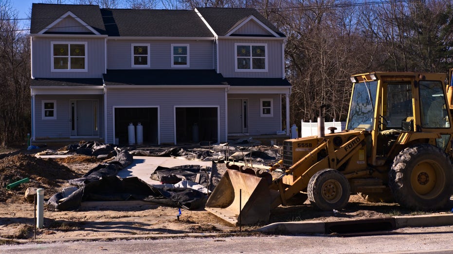 Single family home under construction