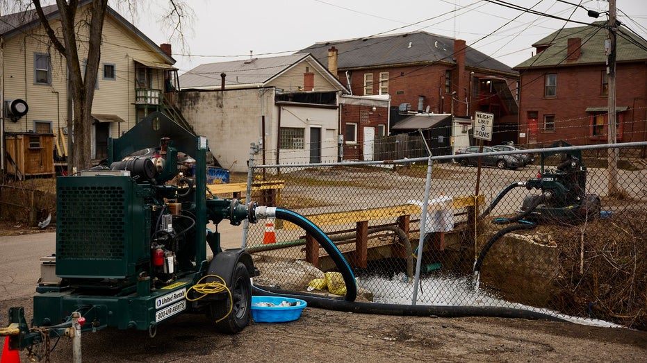 East Palestine water pumps