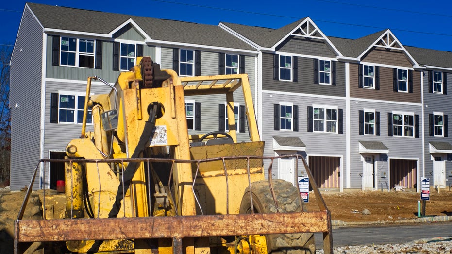 Townhouses under construction