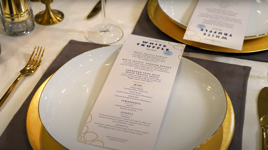 The Truffle Table menu