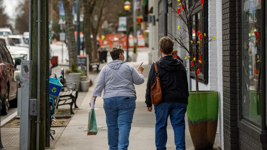 Shoppers in Atlanta, Georgia