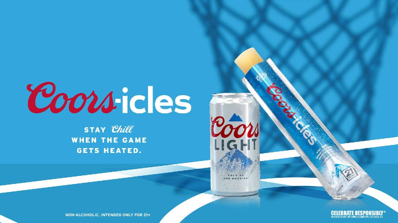 Coors Light Coors-icles launch as a March Madness treat: ‘Moment of chill’