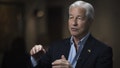 Jamie Dimon, chairman and chief executive officer of JPMorgan Chase &amp;amp; Co., during a Bloomberg Television interview at the JPMorgan Global High Yield and Leveraged Finance Conference in Miami, Florida, US, on Monday, March 6, 2023. Dimon&nbsp;said&nbsp;last month that the US economy was still performing well, with strength in consumer spending and plentiful jobs. Photographer: Marco Bello/Bloomberg via Getty Images