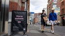 Members of the public pass by a floor advertisement for tech firm Klarna, a European ecommerce company which allows users to buy now, pay later, or pay in instalments, as the company's valuation fell from $46 billion to $6.7 billion in its latest round of investor fundraising, on 14th July, 2022 in Manchester, United Kingdom. (photo by Daniel Harvey Gonzalez/In Pictures via Getty Images) - Fox Business News