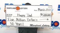 Maryland man wins $5M jackpot on lottery scratch-off