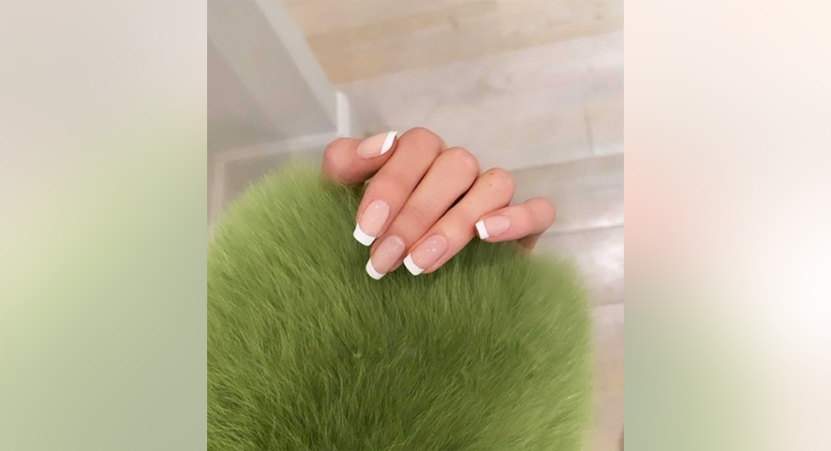 Traditional French manicure