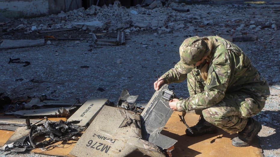 Iranian Drone Ukraine Wreckage