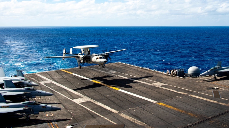 Hawkeye Carrier Landing