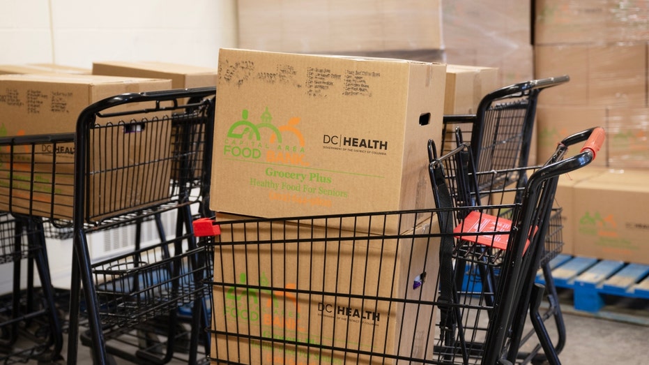 A box of groceries in Washington, D.C.