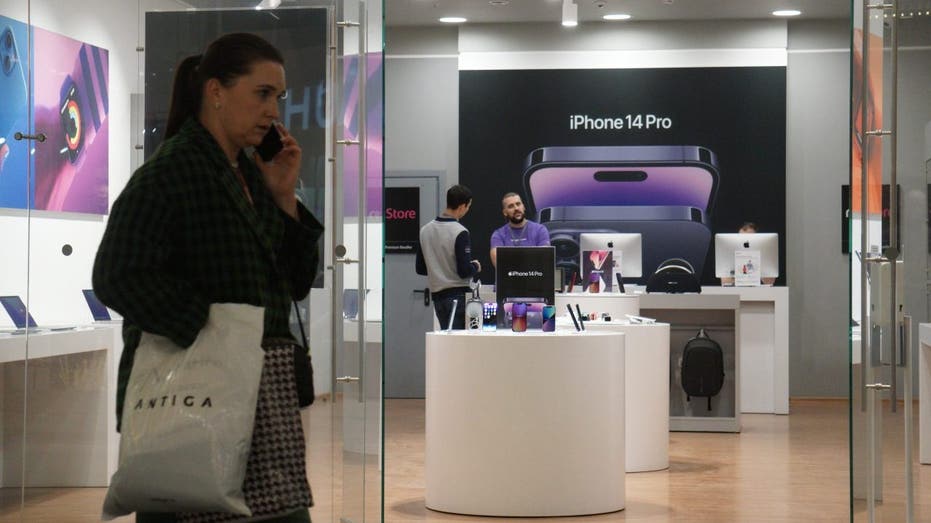 Apple iPhone store is seen in Moscow, Russia in 2022