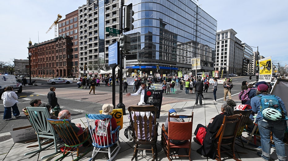 Protesters in Washington, DC