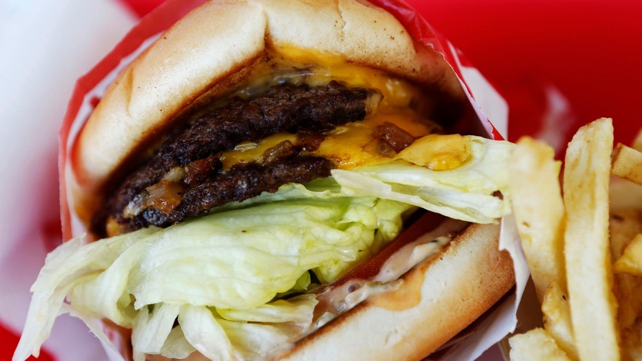 In-N-Out Burger's signature Double-Double cheeseburger