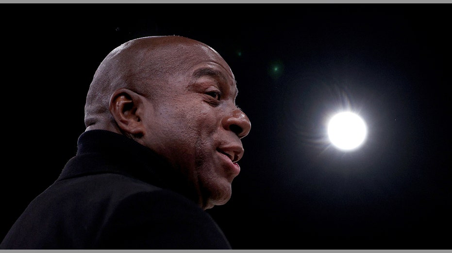 Magic Johnson side profile