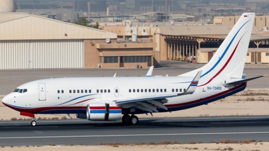 Boeing aircraft on the runway