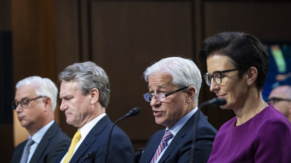 Big bank CEOs testifying before congress