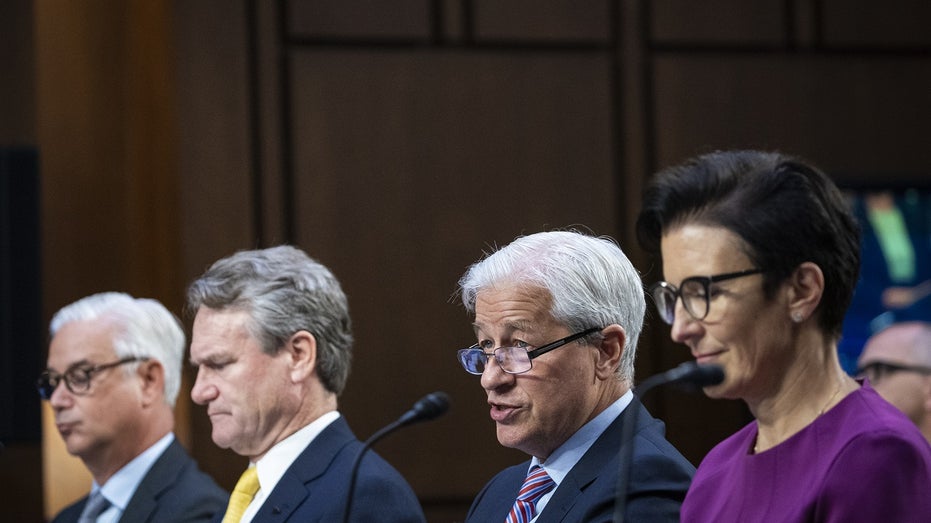 Big bank CEOs testifying before congress