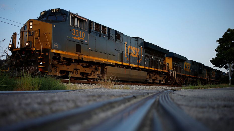 A CSX transportation freight train in Kentucky