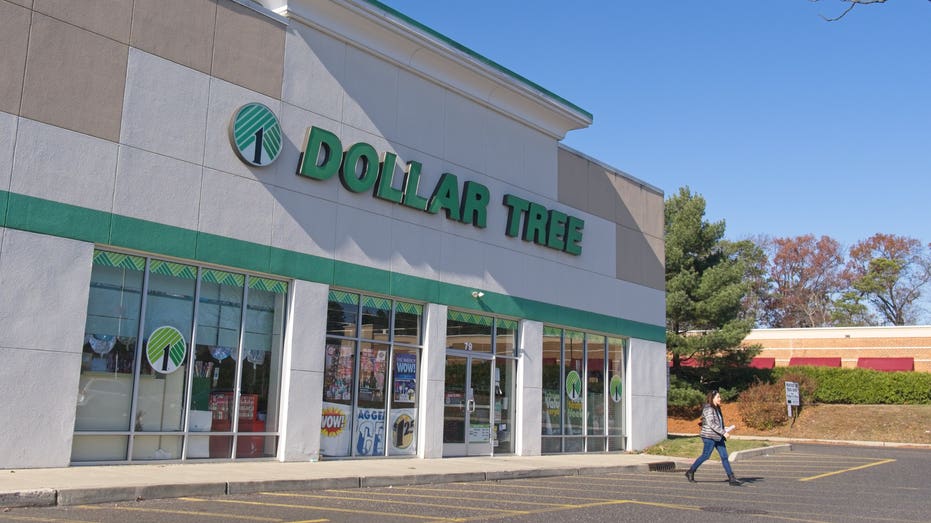 Exterior of the Dollar Tree store
