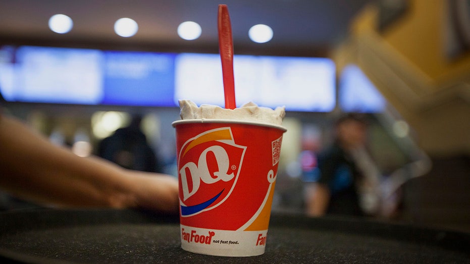 DQ blizzard with red spoon