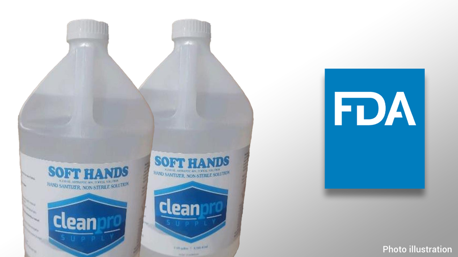 recalled hand sanitizer label