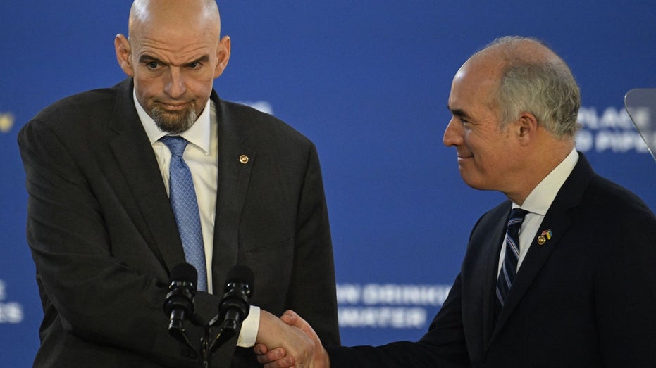 Pennsylvania Sens. John Fetterman and Bob Casey