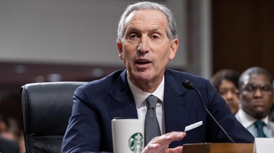 Starbucks founder Howard Schultz testifying before Senate
