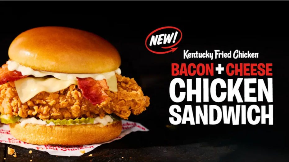 KFC Bacon and Cheese Chicken Sandwich