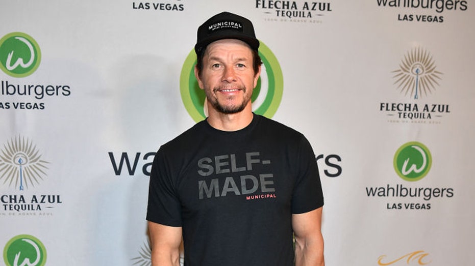 mark wahlberg at the wahlburgers opening party in las vegas