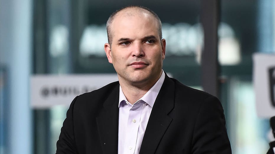 Matt Taibbi wears jacket during Build Series appearance