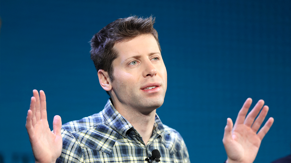 Sam Altman speaking at conference