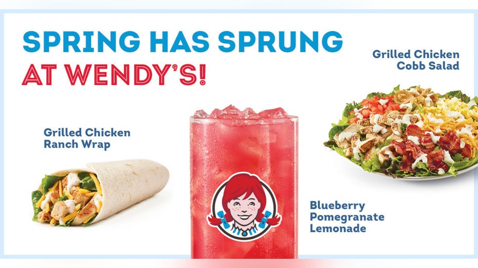 Wendy's introduces Grilled Chicken Ranch Wrap, Blueberry Pomegranate Lemonade, and Grilled Chicken Cobb Salad