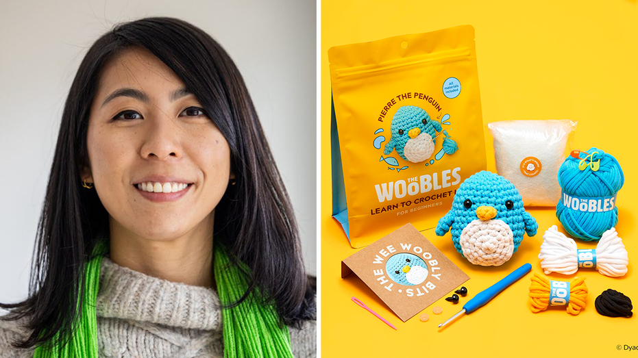 The Woobles founder and The Woobles kit