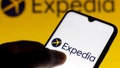 BRAZIL - 2021/08/10: In this photo illustration, the Expedia logo seen displayed on a smartphone. (Photo Illustration by Rafael Henrique/SOPA Images/LightRocket via Getty Images)
