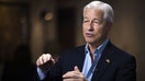 Jamie Dimon, chairman and chief executive officer of JPMorgan Chase &amp; Co., during a Bloomberg Television interview at the JPMorgan Global High Yield and Leveraged Finance Conference in Miami, Florida, US, on Monday, March 6, 2023. Dimon&nbsp;said&nbsp;last month that the US economy was still performing well, with strength in consumer spending and plentiful jobs. 