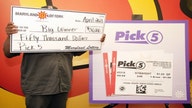 Maryland man wins huge lottery prize after playing the game for the first time