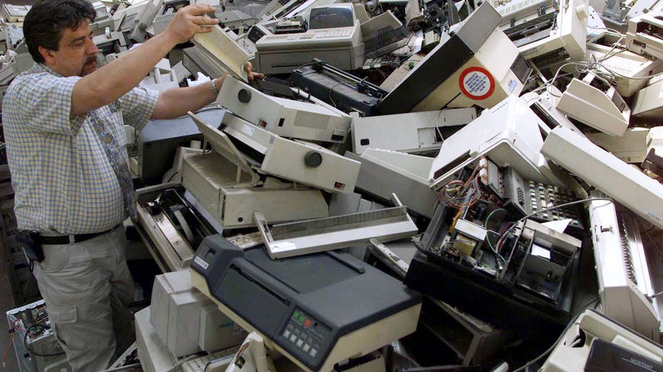 Recycled fax machines and printers