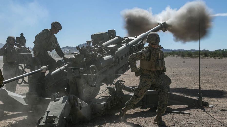 M777 Towed 155 mm Artillery US Marines