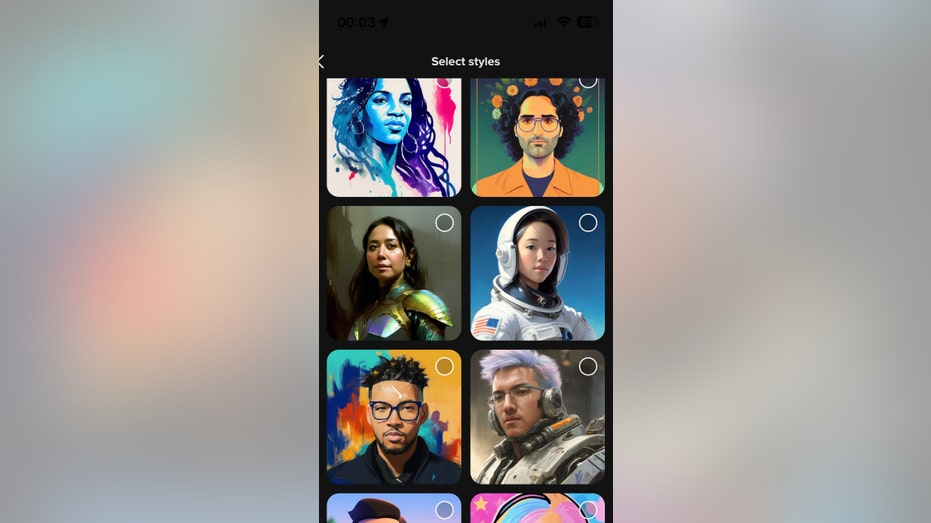 Different avatar styles