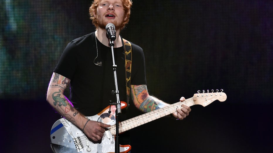 Ed Sheeran performs