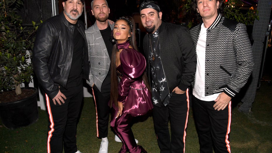 Ariana Grande with NSYNC at Coachella