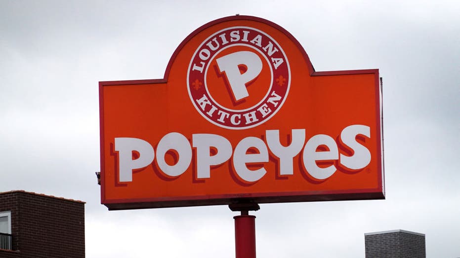Sign outside of Popeyes